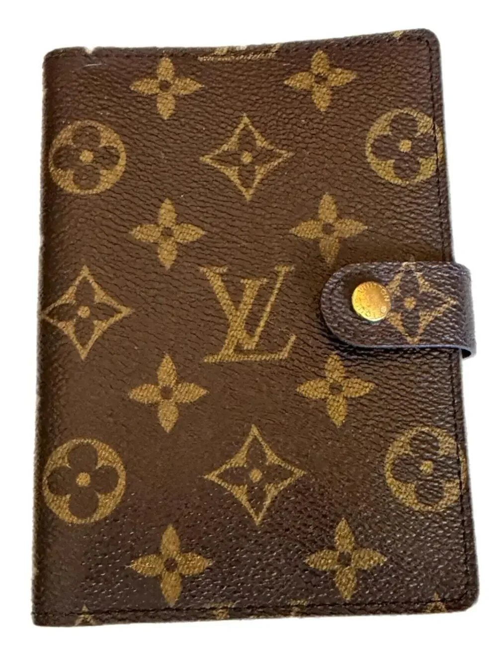 LOUIS VUITTON Monogram Small Ring Agenda Cover (P28)